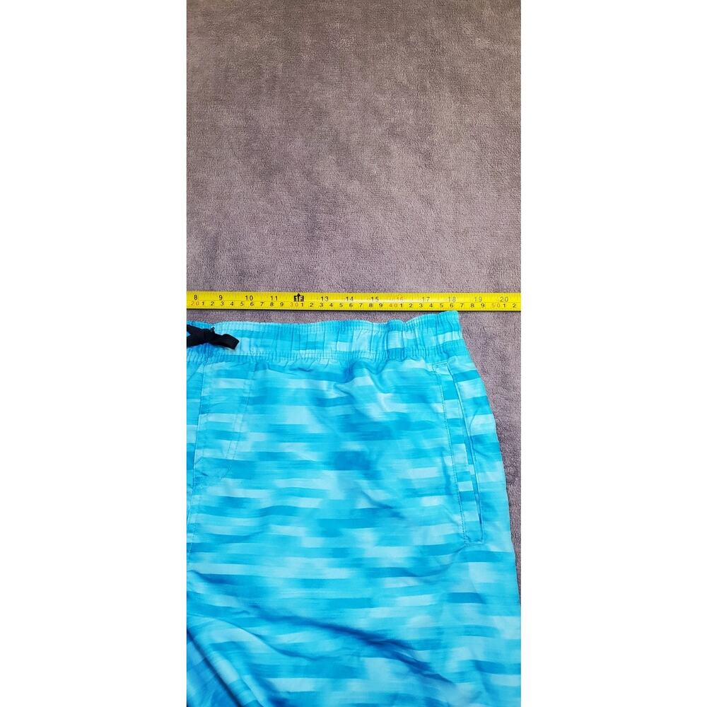 Nike Men’s Teal Swim Trunks Size L Summer Beach Za1-66 - Picture 4 of 9